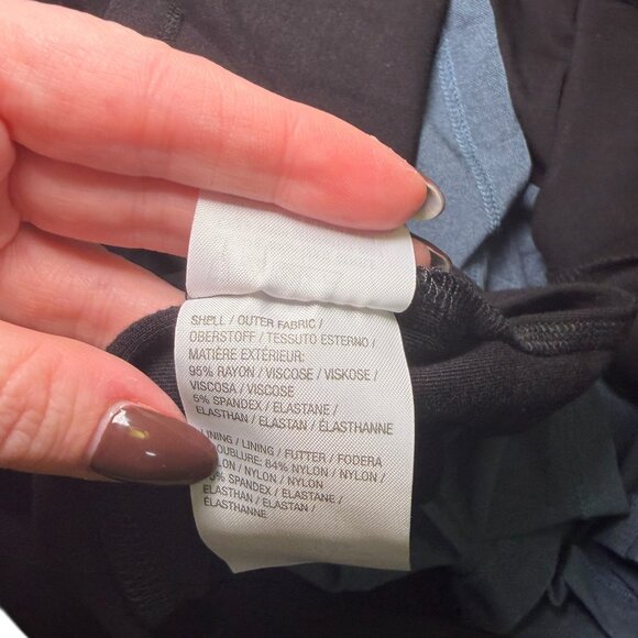 Women With Control Finespun Jersey Tummy Control Black Midi Dress 2XP NWT - Picture 4 of 7